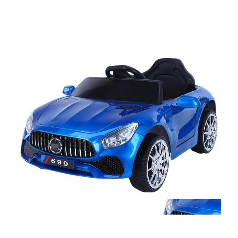 Elektrisch/RC Elektrisch/Rc Auto 2022 Kinderen Simatie 1 4 Kinderen Rijden op speelgoed Dubbele deur Kind 2.4G Bluetooth Afstandsbediening T221214 Drop Delivery G Dhswd 240315