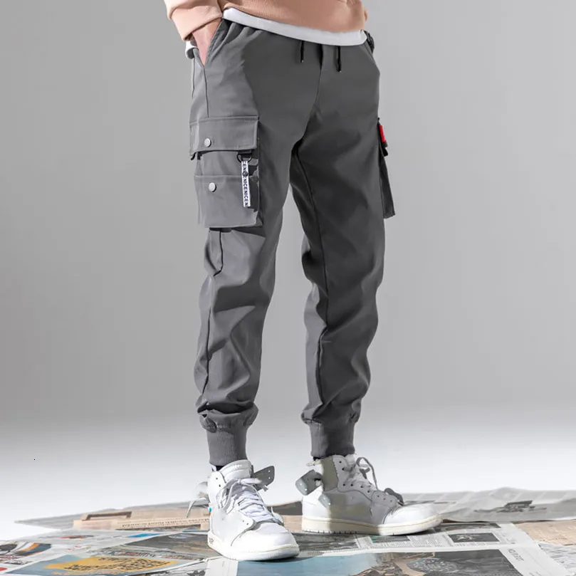 Männer Hosen Cargo Techwear Jogginghose Streetwear Hosen Für Männer Jogging Oversize Sport Kleidung Jogger Frühling Sommer Dünne 230203