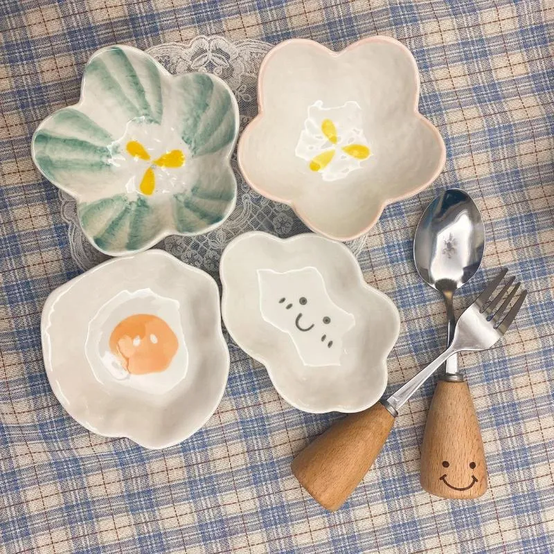 Dinnerware Sets Japanese Stainless Steel Spoon Wooden Tableware Kitchen Kids Snack Fork Spoons Talheres