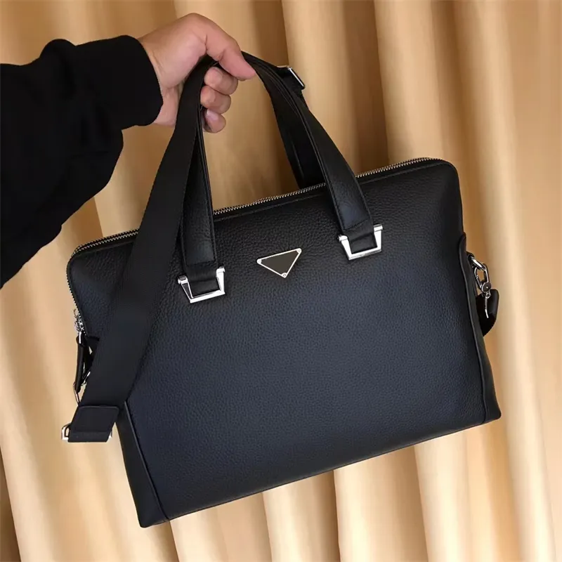 Men Designer Bag Shoulder Briefcase Genuine Leather Designer Handbag Business Laptop Bag Messenger Bags Totes Unisex Mens Luggage Computer Handbags 39cm From 143 71 DHgate