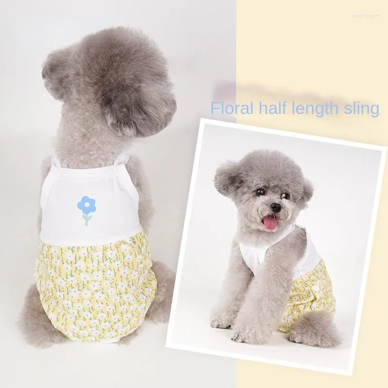 Chien vêtements 2023 qualité pour animaux de compagnie vêtements drôle vêtements pour animaux mignon Costume Bichon chemise dessin animé combinaison