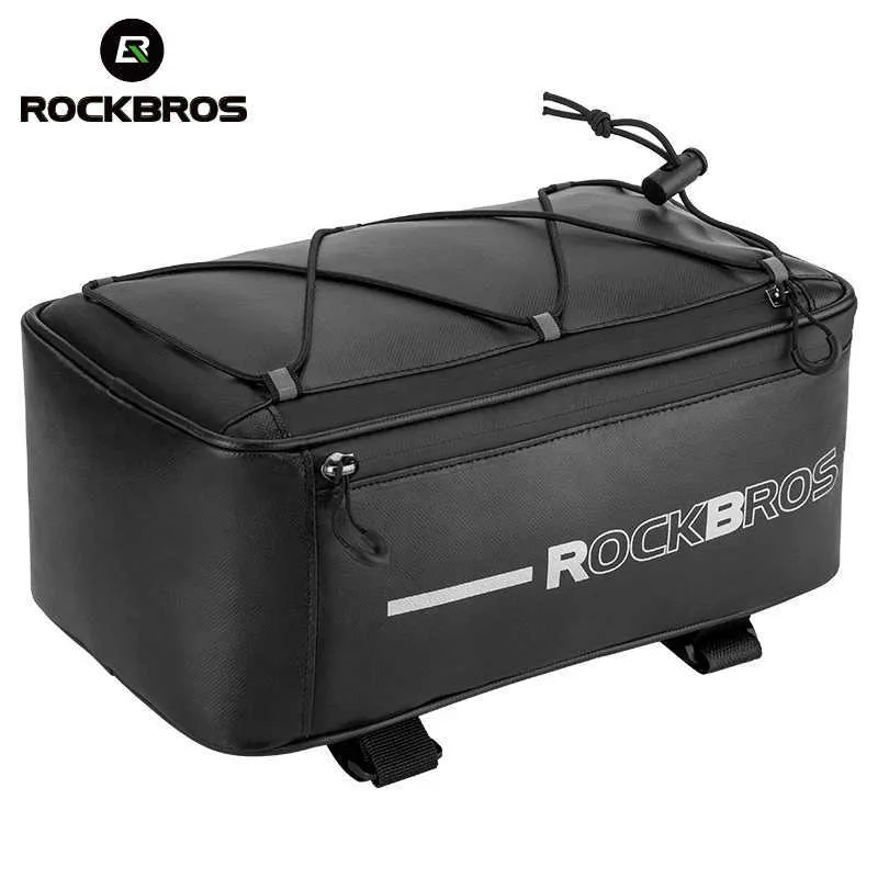 Paniers Rockbros Bicycle Bacys Impermeável 4l Ciclismo Tronco de porta -malas Panier Pannier Mtb Electric Bike Transportador de bagagem refletivo 0201