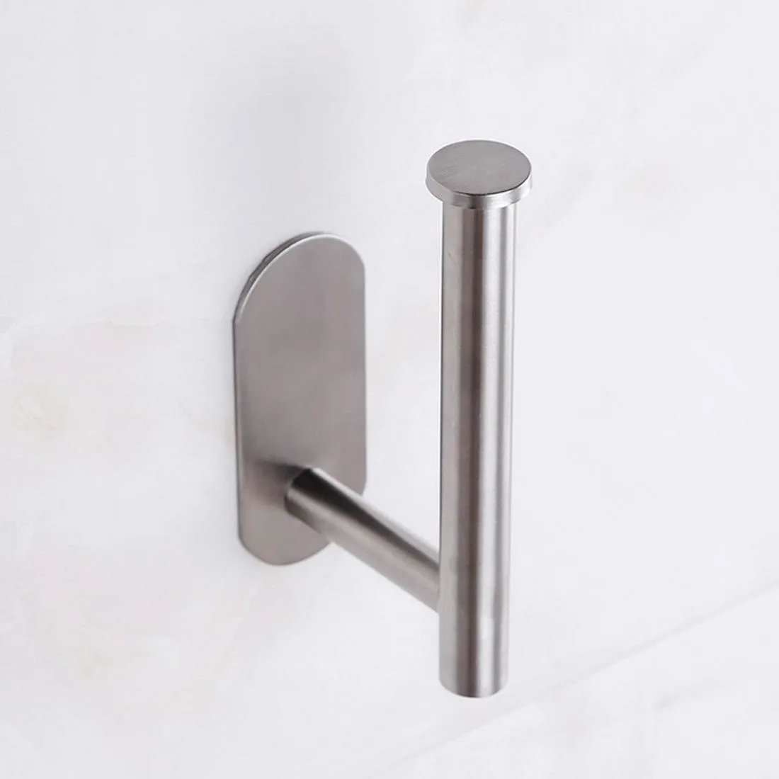 Toilet Paper Holders Stainless Steel Rack Kitchen And Bathroom Hardware Pendant Hole Free Roll 3 COLORSToilet