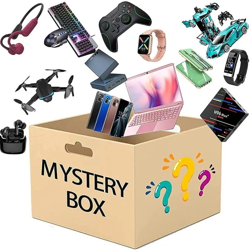 Gfsla Smart Mystery Drone Box Surprise Birthday Gift for Adults with Random Watches and Electronics