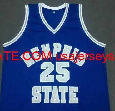 Custom Men Youth women Vintage s STATE #25 PENNY HARDAWAY Basketball Jersey Size S-4XL 5XL or custom any name or number jersey