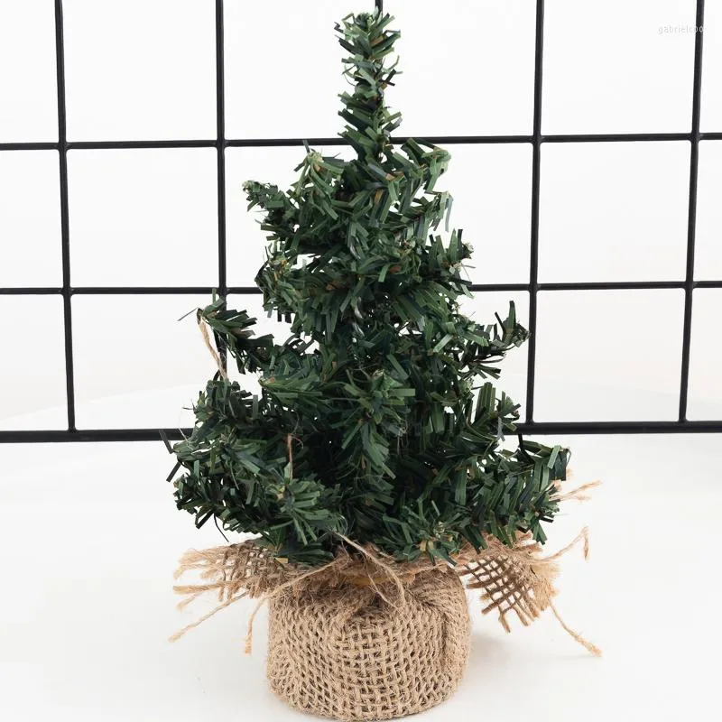 Fiori decorativi Albero di Natale Pianta artificiale Vaso Decorazioni per la casa Soggiorno Tavolo Desktop Po Prop Fiore in vaso Disposizione fai da te