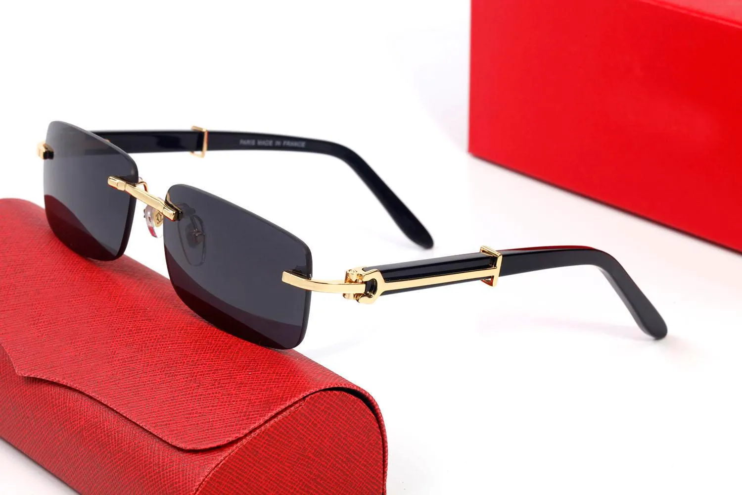 Occhiali Da Sole Uomo Donna Con Lenti Polarizzate Grigie | Montatura Leggera TR90, Protezione UV400, Design Rettangolare