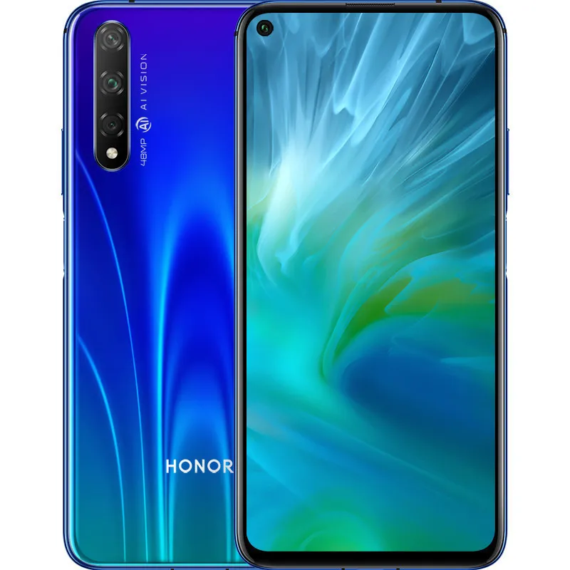 Original Huawei Honor 20S 4G Mobiltelefon 6 GB RAM 128 GB ROM Kirin 810 Octa Core Android 6,26" Vollbild 48,0 MP AI Fingerabdruck-ID-Handy