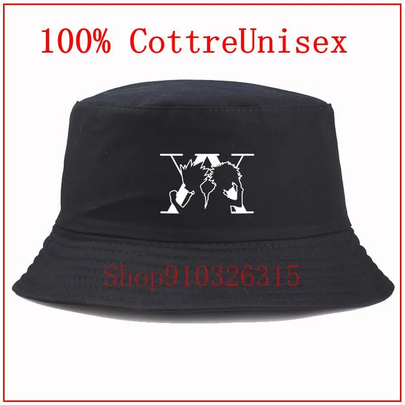 Chapeaux à large bord X Chapeau de pêche en coton Femmes Hommes Casquette Hip Hop Panama Seau Soleil Plat Top Casquettes de pêcheur