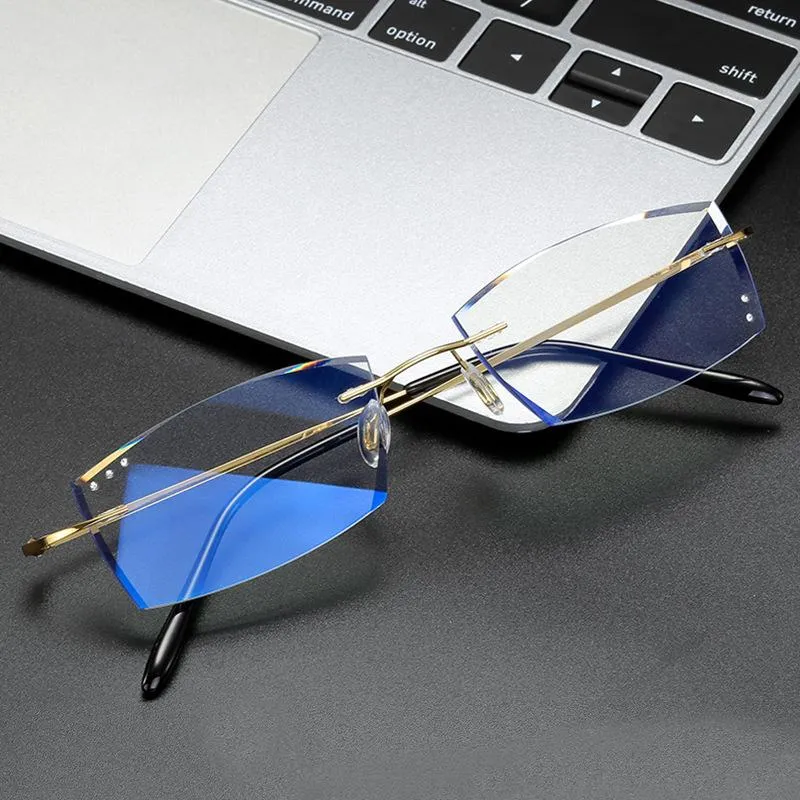 Solglasögon anti UV Blue Light Blocking Glasses Fashion Transparent Len Computer Women Men Anti-Fatigue Eyewear Plain