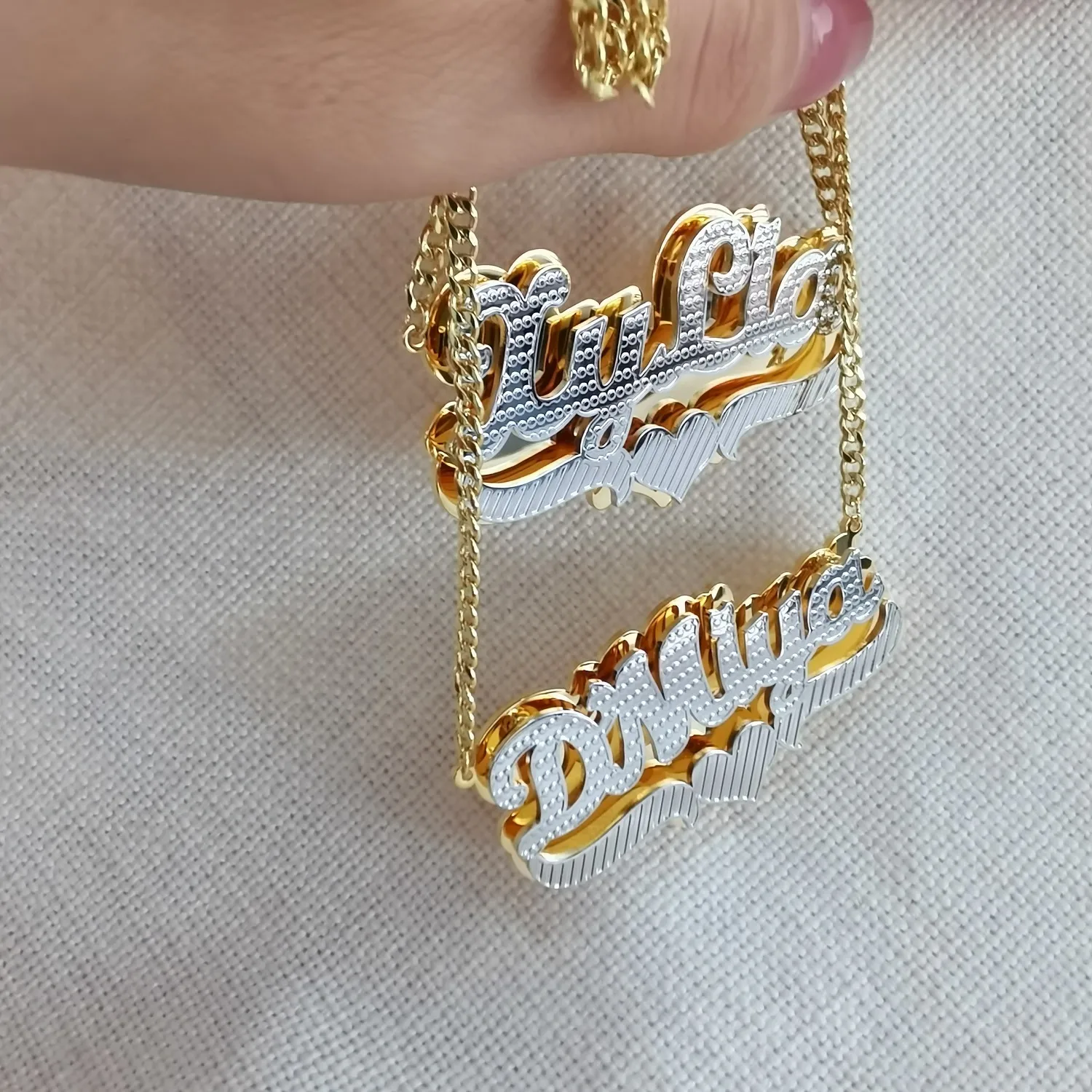 3d nameplate necklace deals
