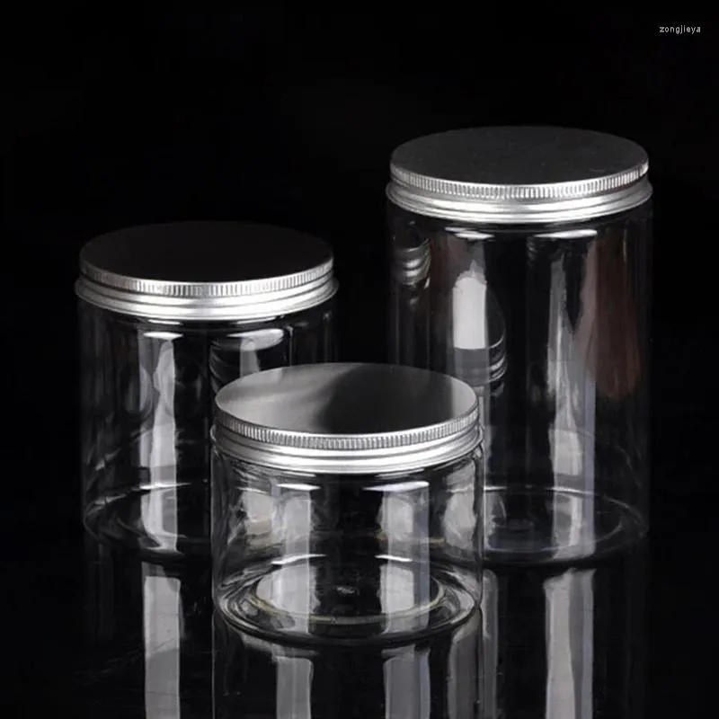 Storage Bottles 1pcs Multiuse Clear Plastic Jar And Lids Empty Cosmetic Containers Makeup Box Home Travel Bottle Food