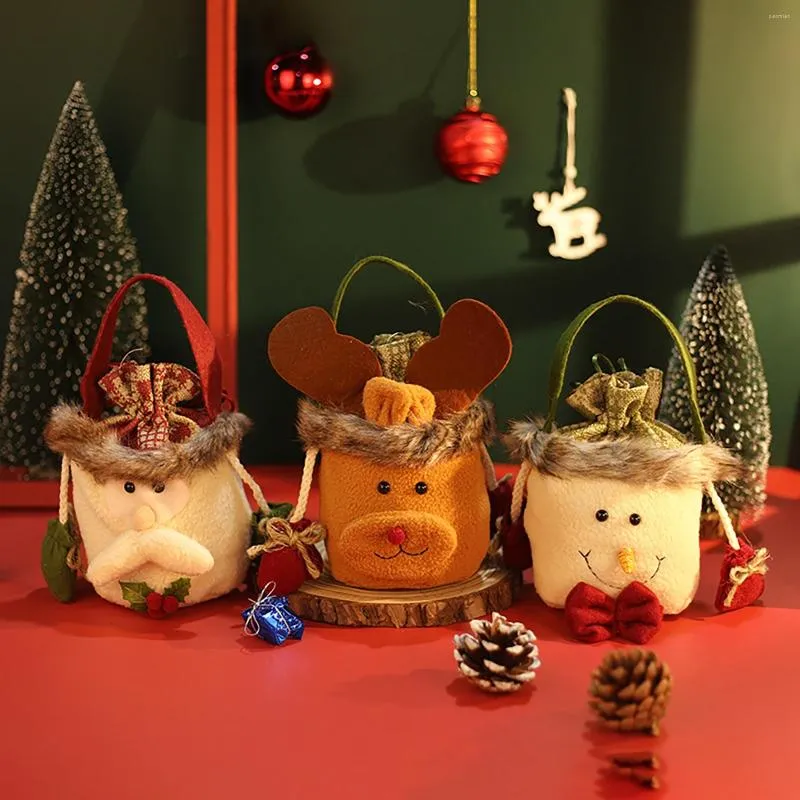 Kerstdecoraties Geschenkzakken Kerstmis snoep verpakking Tas