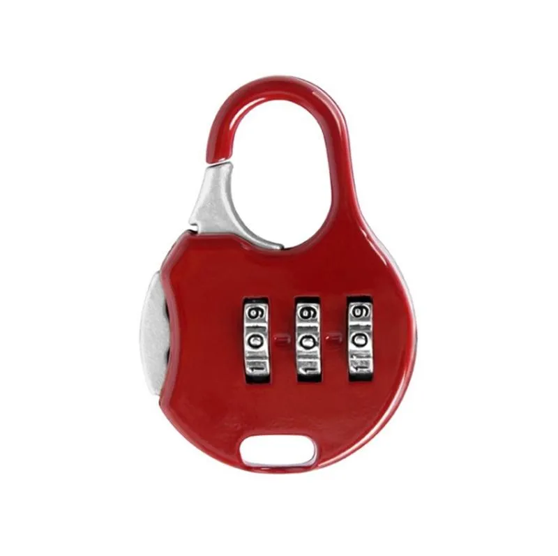 Mini Padlock 3 Dial Digit Password Combination Locks Luggage Metal Code Lock Travel GYM Locker Patry Favor Wholesale DSL-YW3044