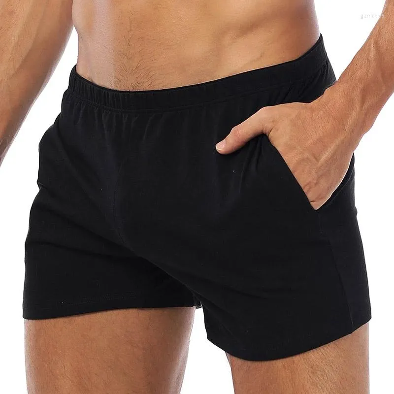 Unterhosen Boxer Baumwolle Unterwäsche Boxershorts Schlaf Herren Badeshorts oder Boxershorts mit Tasche