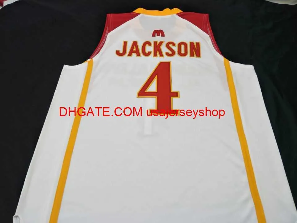 Rzadko McDonald s All American #4 Jackson College Basketball Jersey Rozmiar S-4xl 5xl Niestandardowy koszulka Numer Numer