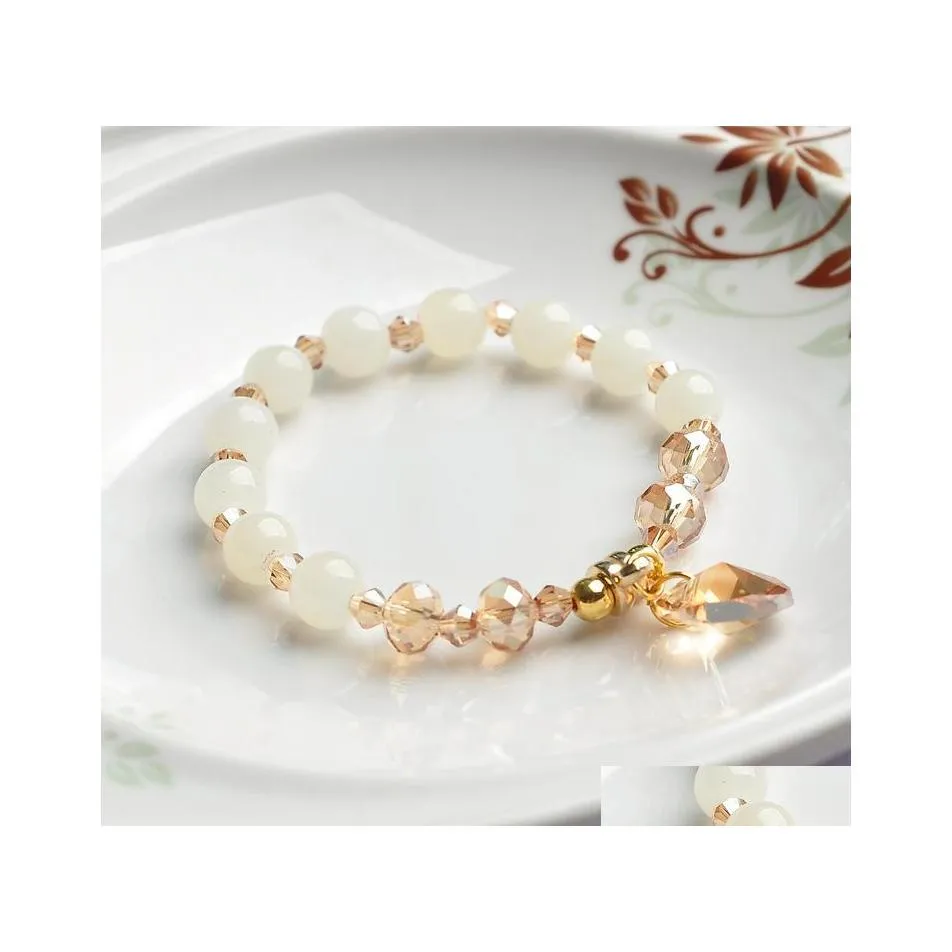 Charme Bracelets Femmes Pseras Sier Plaqué Bras Pseira Femme Bijoux Perle Drop Delivery Bijoux Dhg9Y