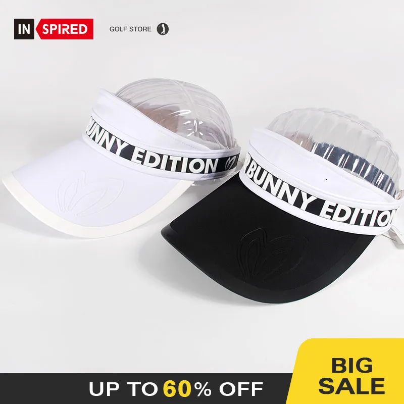 Utomhushattar Masterbunny Empty Top Sun Hat Tennis Cap Golf White Letters Are Colorful Design 230203