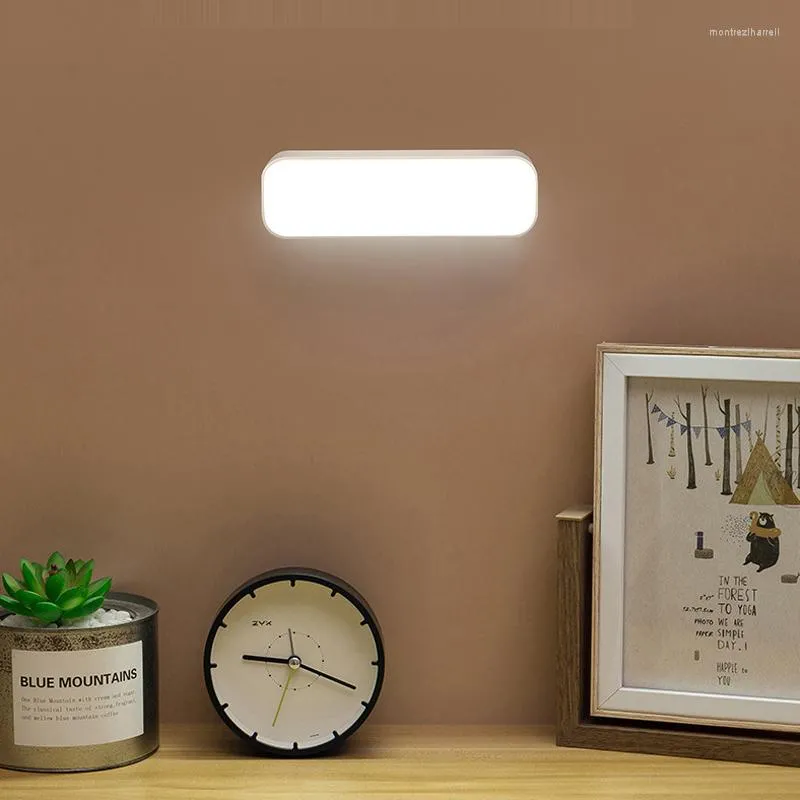 Tafellampen LED leesdesklamp USB oplaadbaar voor studie aanraak magnetisch bed nachtlampje 3 kleuren thuis