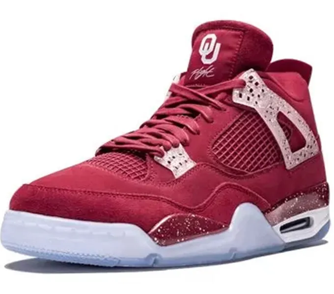 jordan 4 retro oklahoma sooners pe