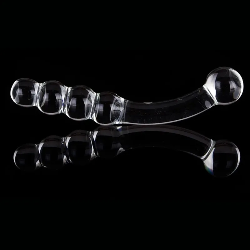 Brinquedos Anais Duplo Cristal Roxo Dildo Penis Artificial Grânulo Espiral Simulador de Ponto G Brinquedos Sexuais para Masturbador Masculino 230202