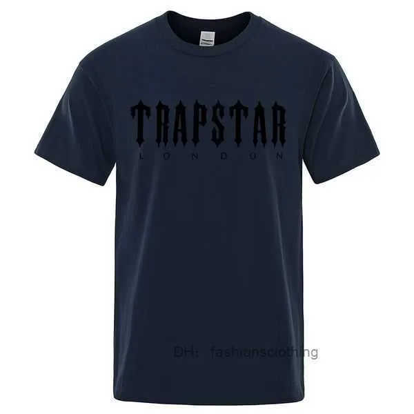 Trapstar HYLI Trapstar London Letter Printed Men T Shirts Breathable