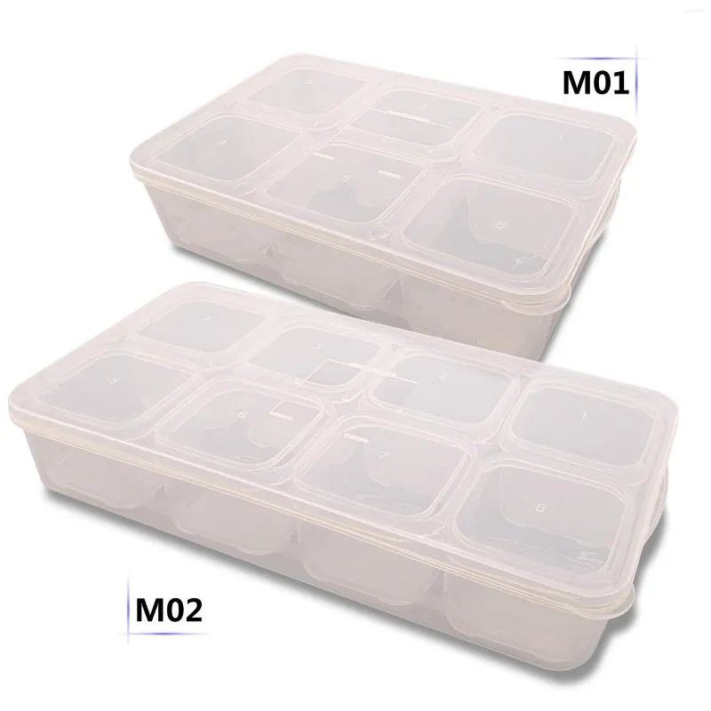 Storage Bottles Kinds Plastic Fresh-Keeping Box With Lid Food Prep Container Sealed Refrigerator Kitchen Reusable Organizer