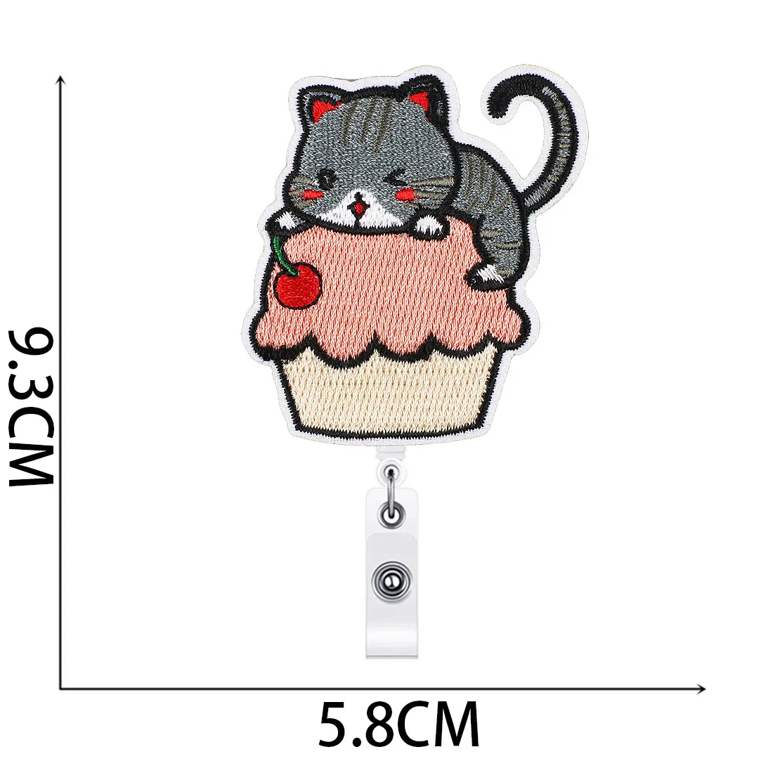 Notions Cute Cat Badge Reel Holder Retractable With ID Clip For Nurse Name  Tag Card Kawaii Cartoon Animal Nursing Doctor Work Office Alligator Clips  From Moomoo2016_clothes, $1.76