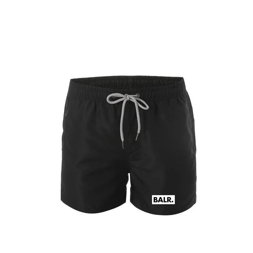 Men'S Pants 20Ss Balr Designer Badeshorts Mens Shorts Quickdrying And Comfortable Beachwear Summer Elasticated Waist Tie Highend Let Dhr2H