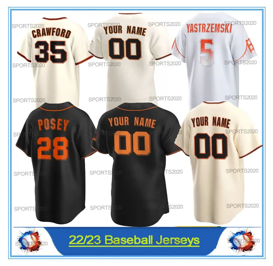 Men's Women's Youth 2024 Buster Posey, Brandon Crawford, Kris Bryant,  Mike Yastrzemski, Kevin Gausman, Donovan Solano, Alex Dickerson Jersey