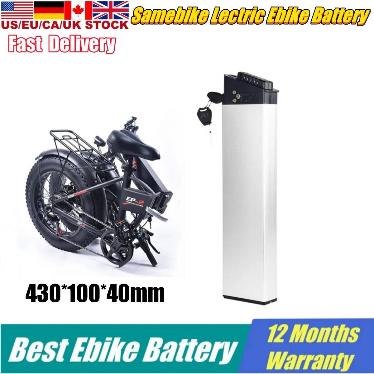 48V li jon ebike batteri 48 V vikbar eBike 750W 48V 10.4AH 12.8AH 14AH Inbyggd elektrisk cykel akku för 350W 500W 750W 1000W DCH-006 E Bike Foldbar E-cykel