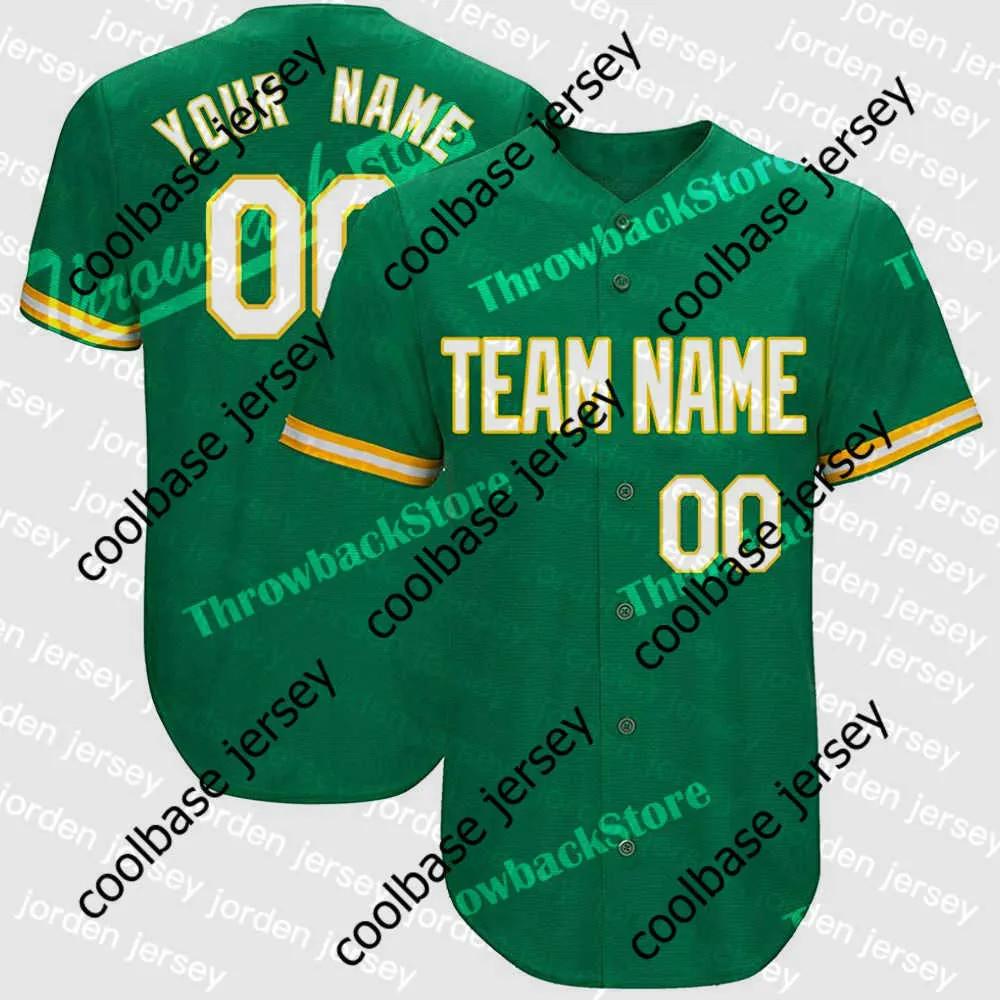 NEW College Baseball Wears Custom Any Name Number Cheap Embroidery Green Jersey High Quality Products Directly Free Shippin