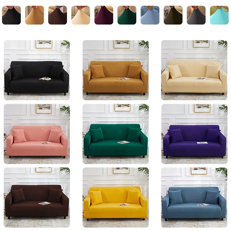 Stoelbedekkingen 23 kleuren Sofa Ademende elastiek Bescherm Allinclusive Mode Pattern Couch voor woonkamer 230204