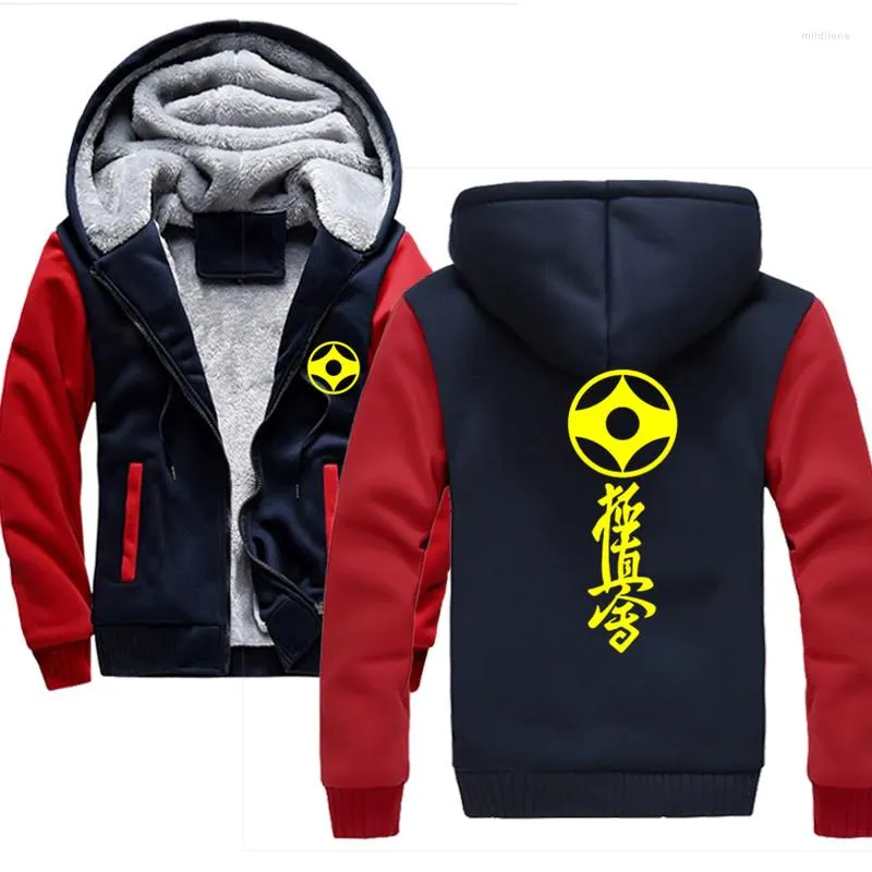 Heren Hoodies Fashion Winter Kyokushin Karate Gedruckt Sweatshirt Hip Hop Street kostuum