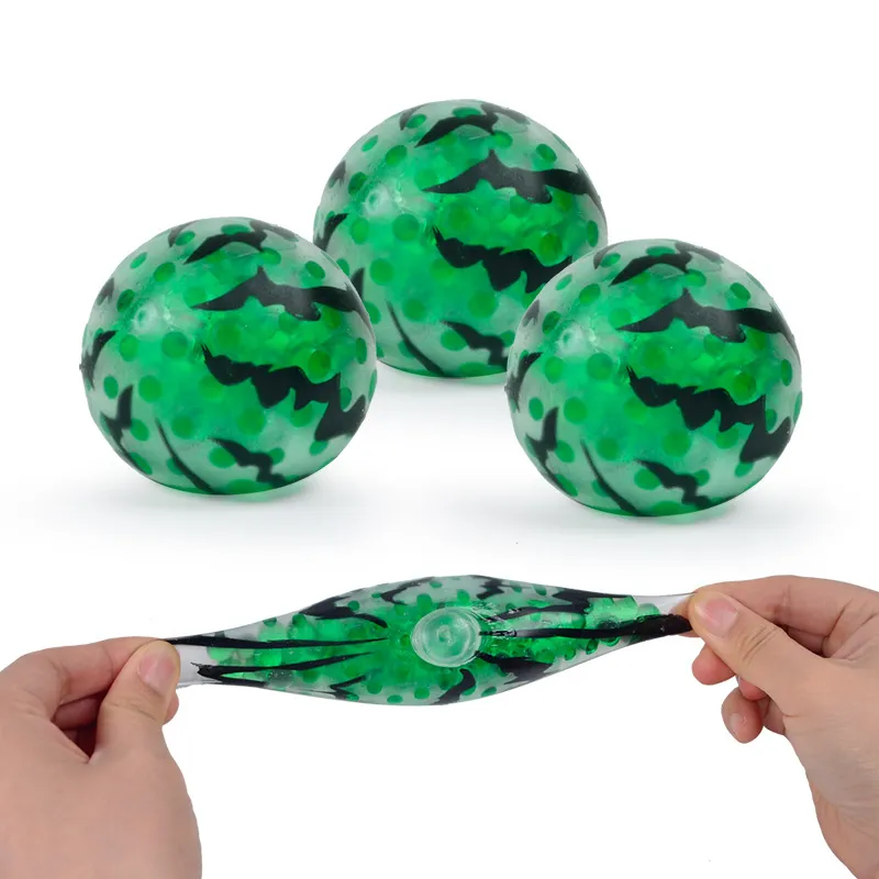 Squeeze Ball Toy, balles anti-stress spongieuses avec perles