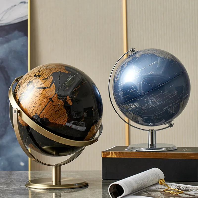 Decorative Objects Figurines World Globe Figurines for Interior Globe Geography Kids Education Office Decor Accessories Home Decor Birthday Gifts for Kids 230203