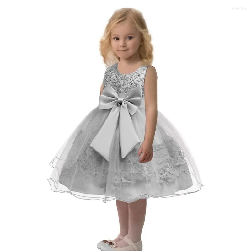 Robes de fille Robe de concours Robe de fête en tulle