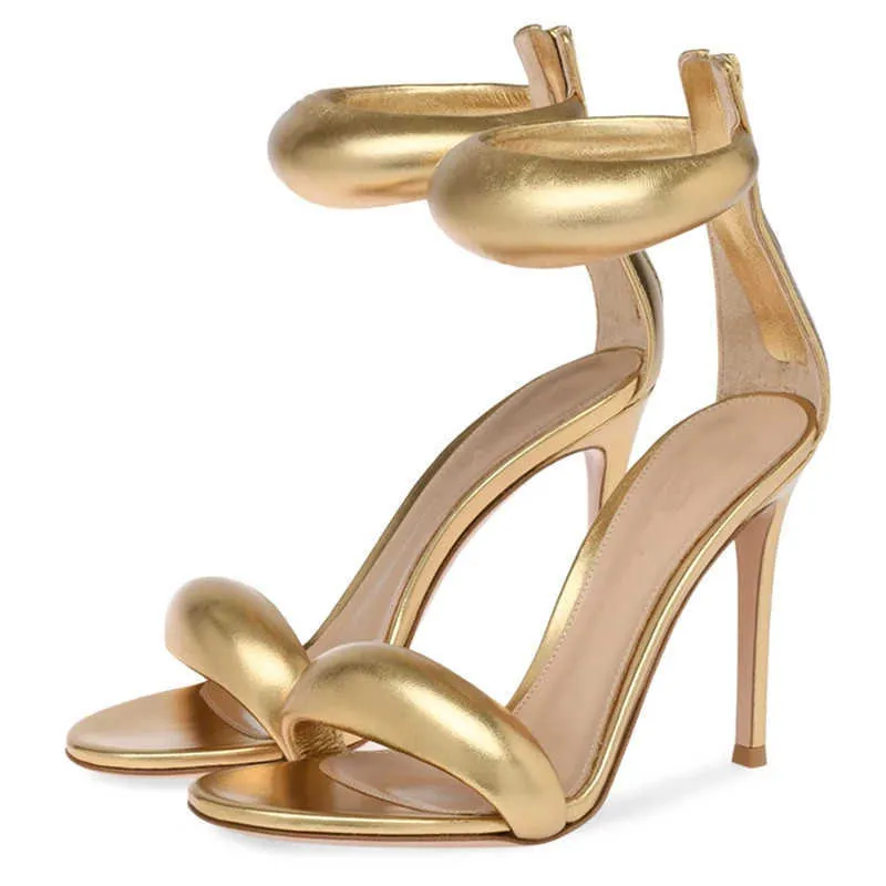 Wholesale G230130 Dress Shoes Women One Strap Gold Stiletto... At Only  $23.11 | DHgate.Com