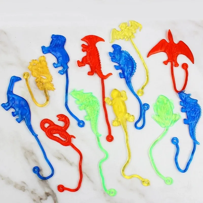 DHL HANDS Sticky Fingers Kids 'Party Favor Action Toy Figures Set Wacky Fun Stretchy Glitter Sticky Hands F￶delsedagsfester f￶r sensoriska barn