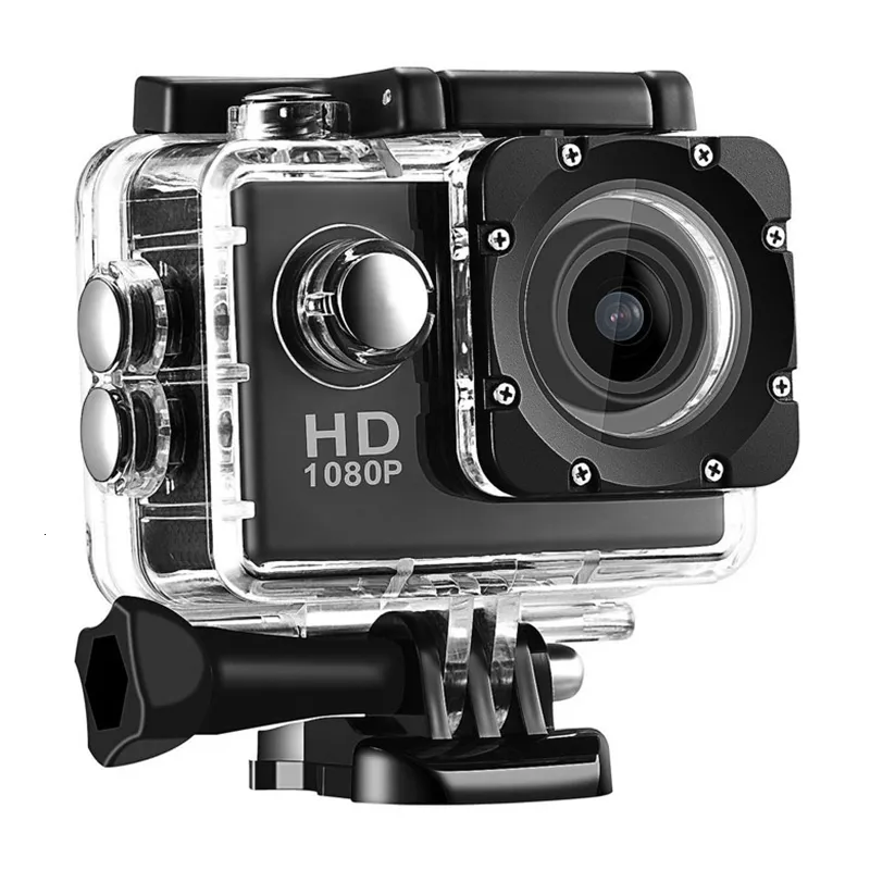 Fotocamere digitali Underwater HD 1080P DV Azione impermeabile Helme corder Car Outdoor Sport per immersioni Escursionismo 230204