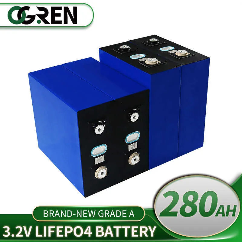 38V 280AH Akumulator LifePo4 1/4/8/16/32PCS Pakiet akumulatorowy z fosforanu litowego żelaza