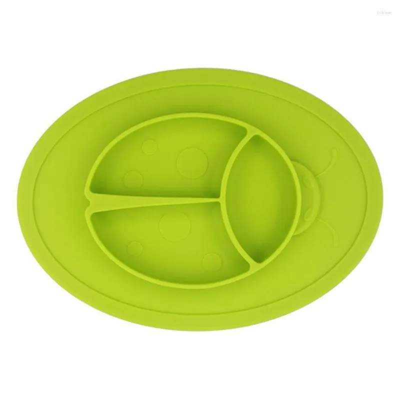 Bowls Cartoon Feeding Plate Cute Solid Color Lightweight Divided Dishes Children Babies Tableware Dinnerware