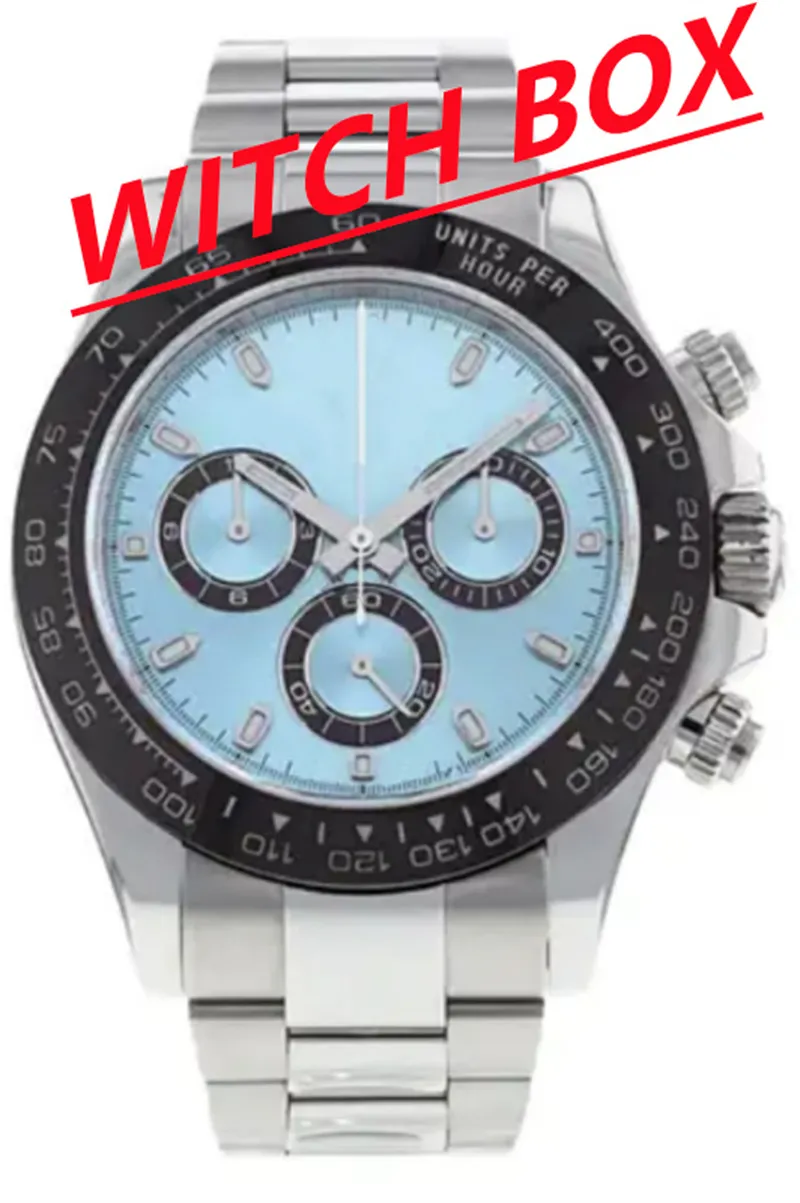 erkek izle otomatik mekanik hareket izle tüm paslanmaz çelik safir cam 5atm suya dayanıklı süper parlak 41mm montre de luxe