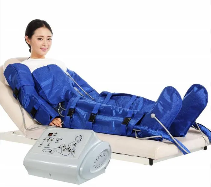 リンパドレナージスリミングマシン空気圧力脚マサージャーボディシェーピングプレスセラピーPresotherapi Vacumterapia System for Spa Salon