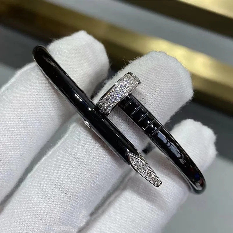 Diamond sale nail bracelet