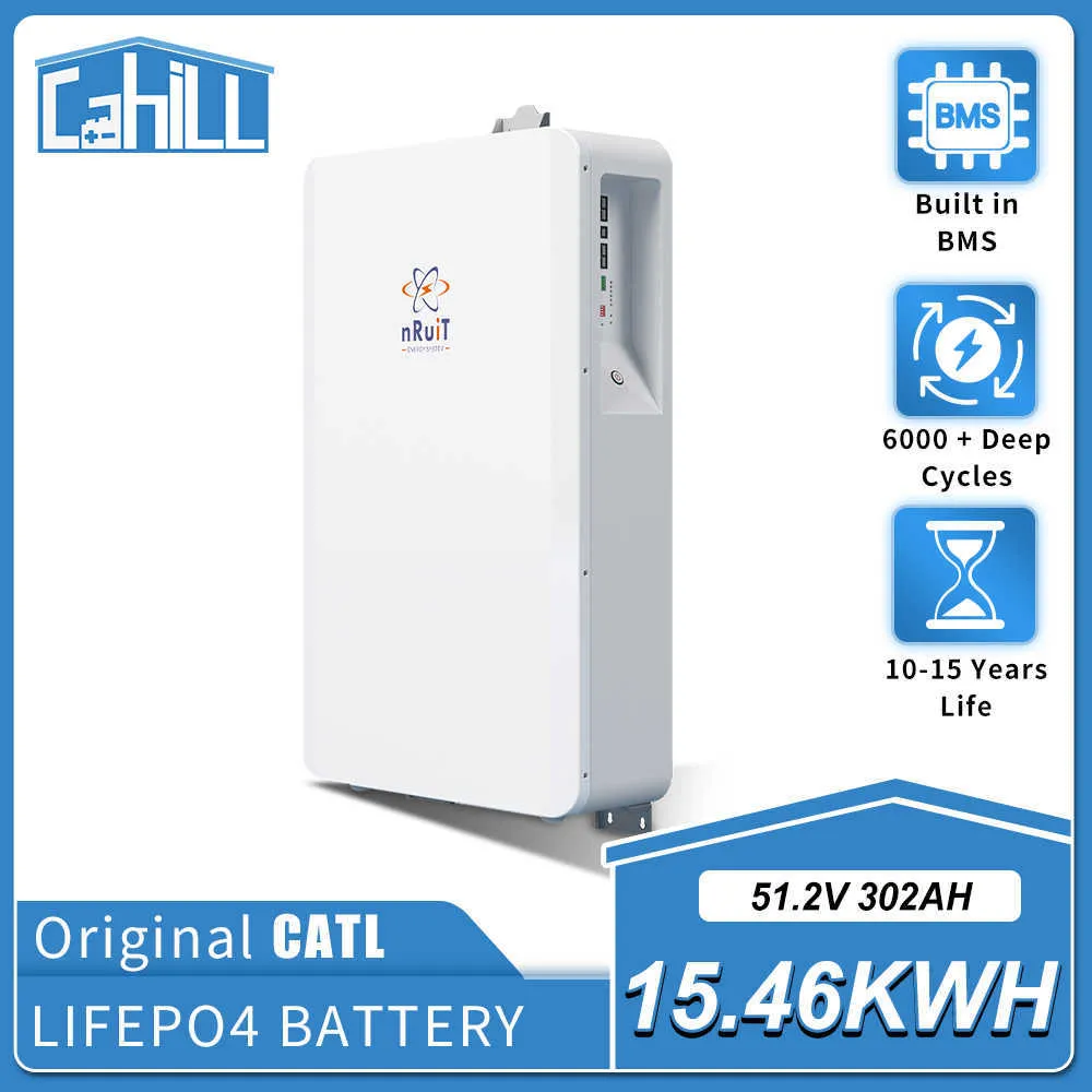 15kWh LifePO4 배터리 48V NRUIT 전원 벽 배터리 에너지 저장 시스템 리튬 배터리 51.2V 300AH 홈 배터리 백업