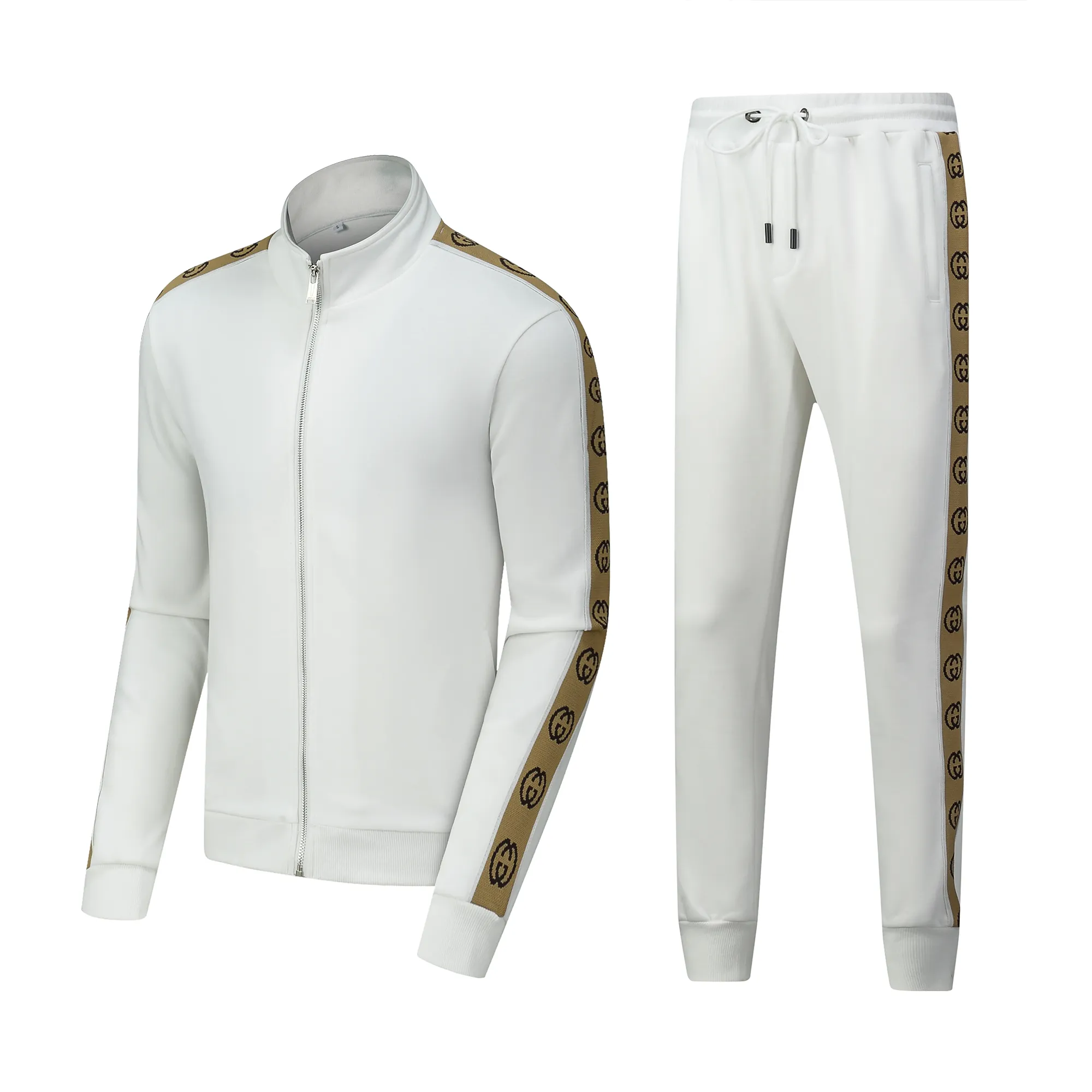 Fatos de treino masculinos Trajes de treino trapstars Moda feminina Unissex bordado Conjuntos de agasalho casal rua Esportes de veludo dourado estilos tamanho asiático M-3XL G10