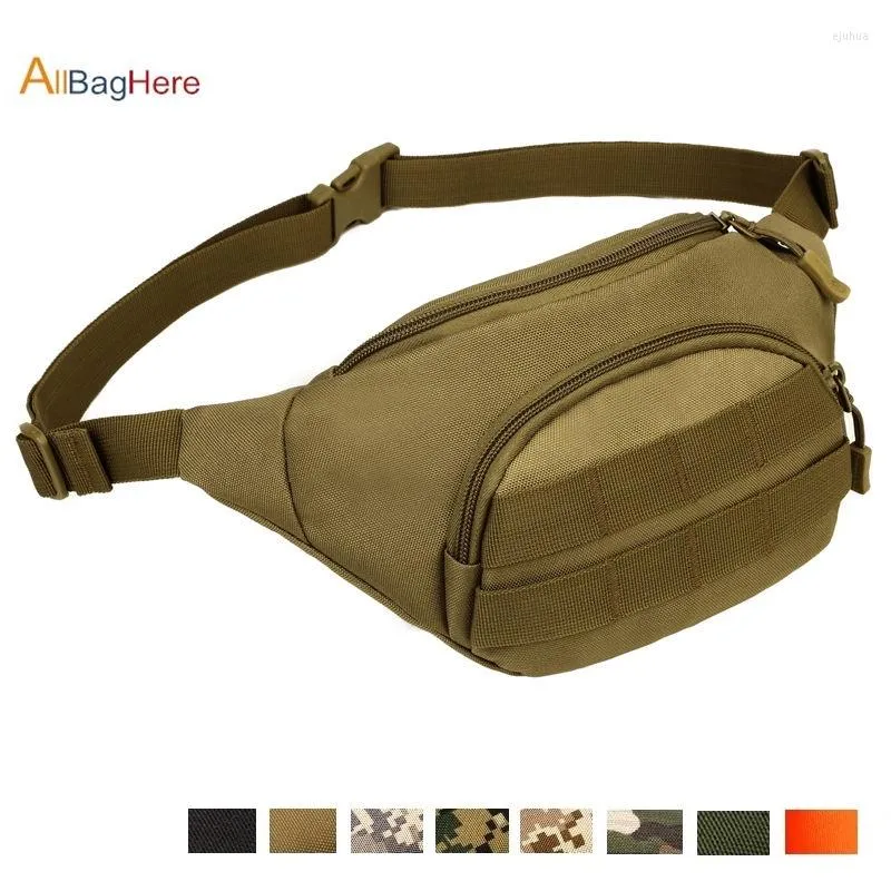 Sacs de plein air Tactique Portable Taille Sac Sport Escalade Randonnée Chasse Course À Pied Cyclisme Pêche Fanny Pack Unisexe Réglable Ceinture