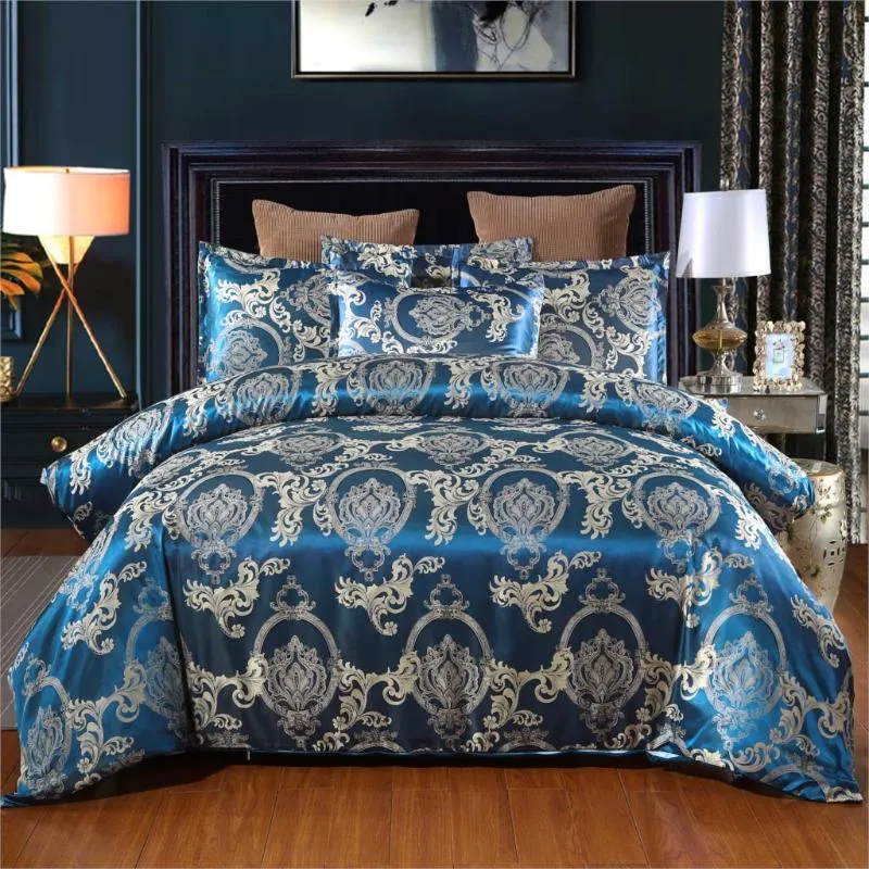 寝具セットJACQUARD DUVET COVER SET SUMMER LUXURY KILT BREARS BEDSPREADS for Bed SoftとCovers Home Textiles