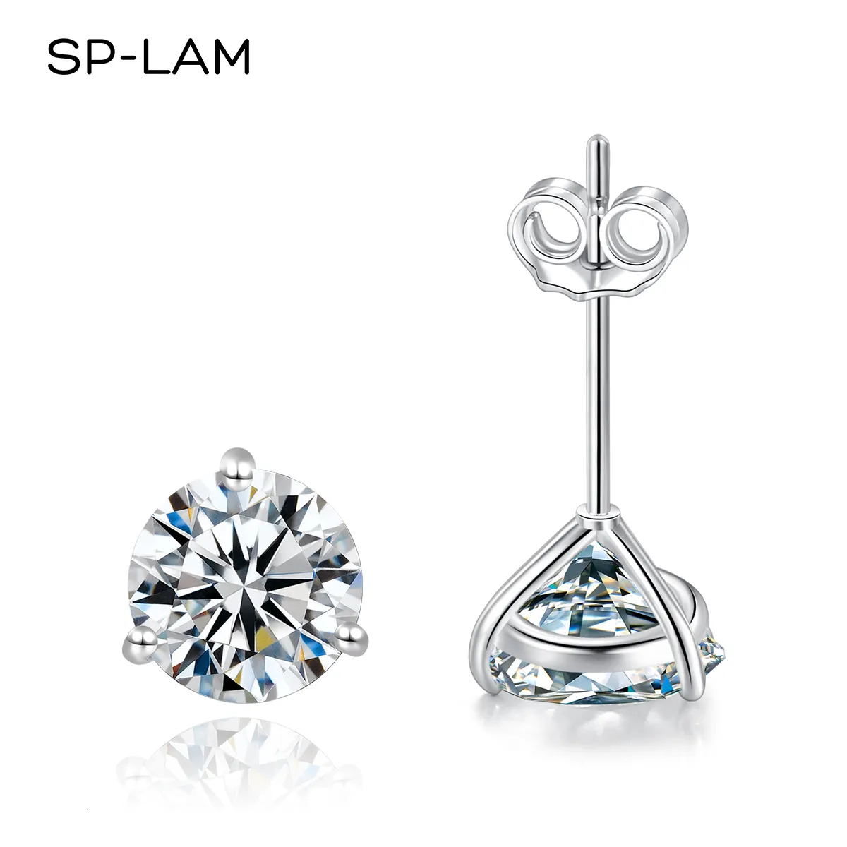 Stud SP-LAM Orecchini Donna Argento sterling 925 Stile classico Moda coreana Piccolo orecchino Pendientes Regalo 230203